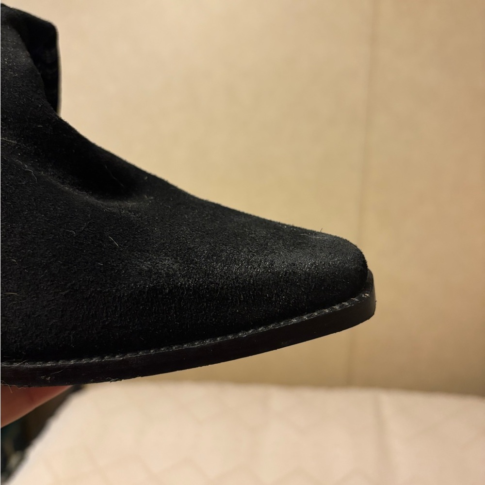 Black Western-Style Cowgirl Women's Boots Wide Calf Friendly size 9 - Picture 4 of 6